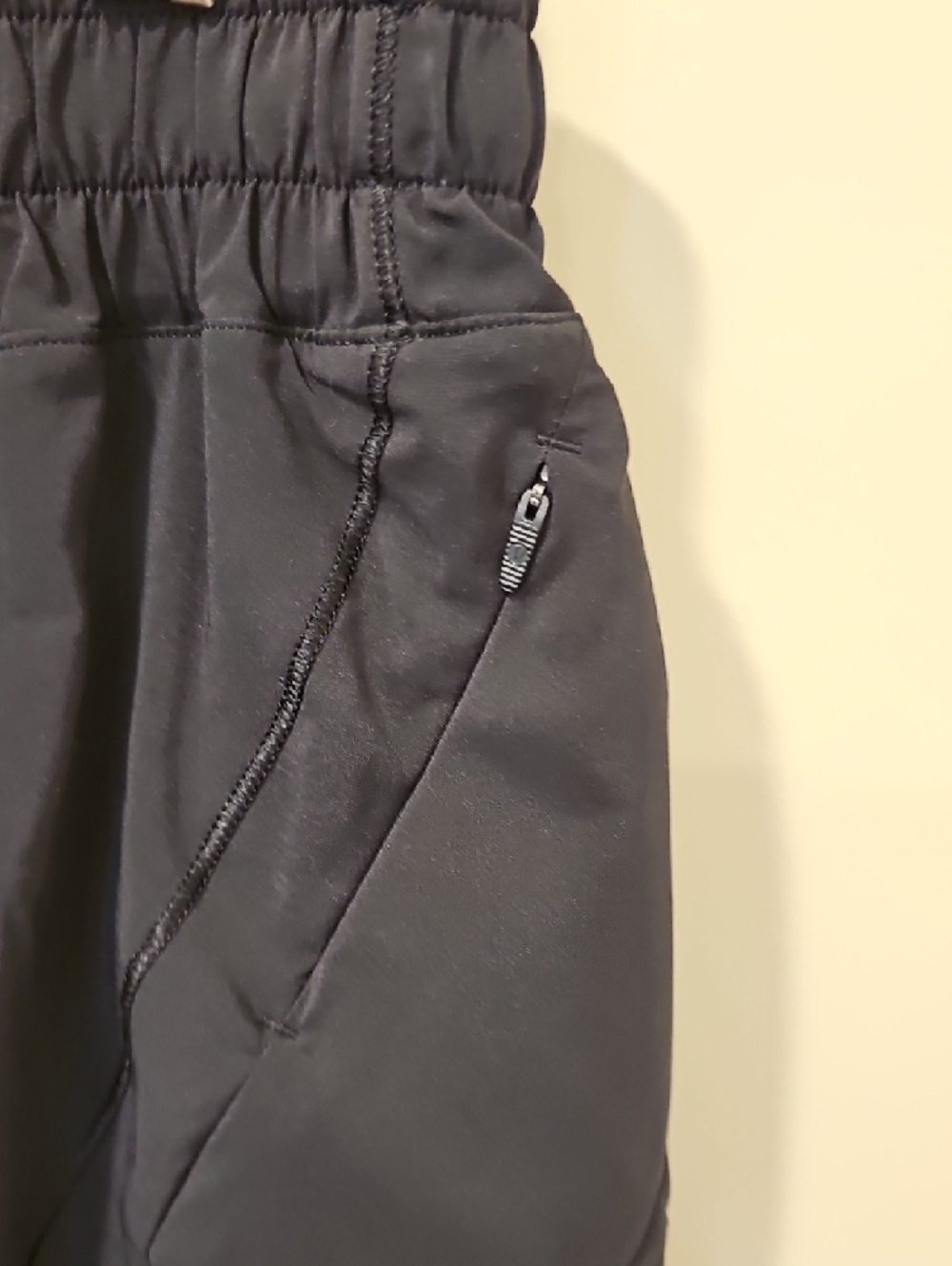 lululemon athletica Black Track That Shorts; Size 14; EUC; 5" Inseam - Picture 6 of 6